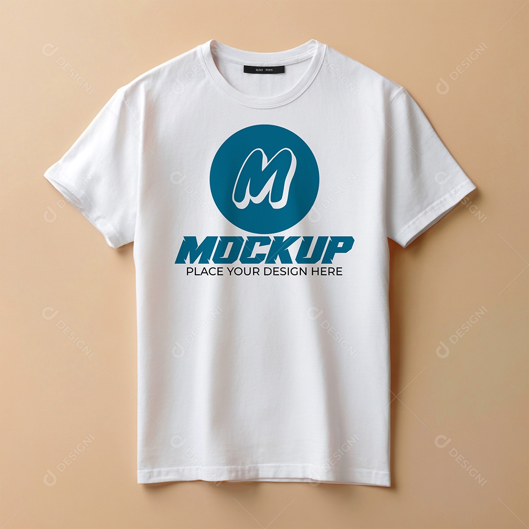 Mockup de Camiseta Masculina PSD Editável