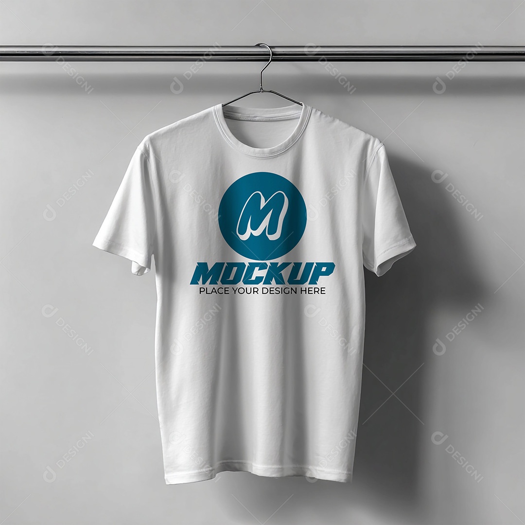 Mockup de Camiseta Masculina PSD Editável