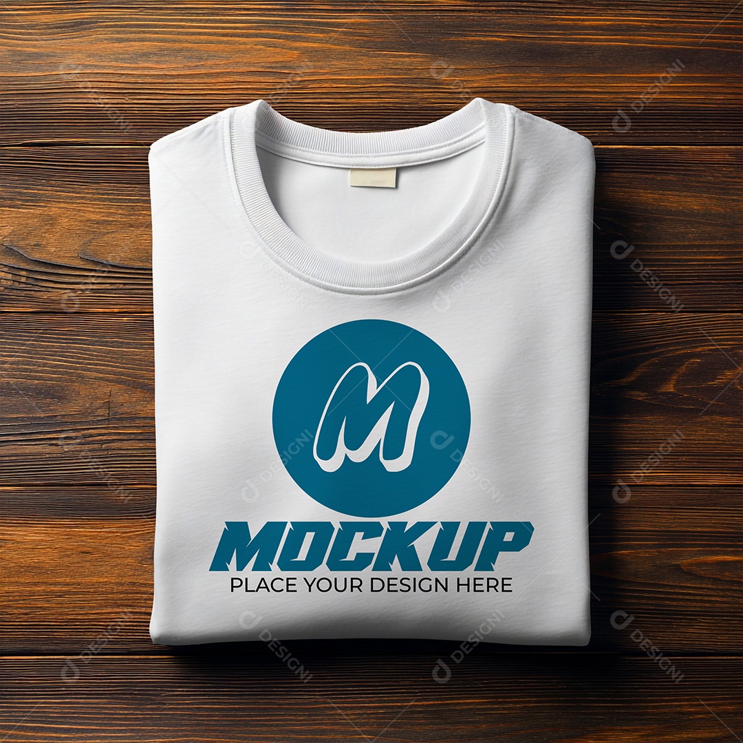 Mockup de Camiseta Masculina PSD Editável