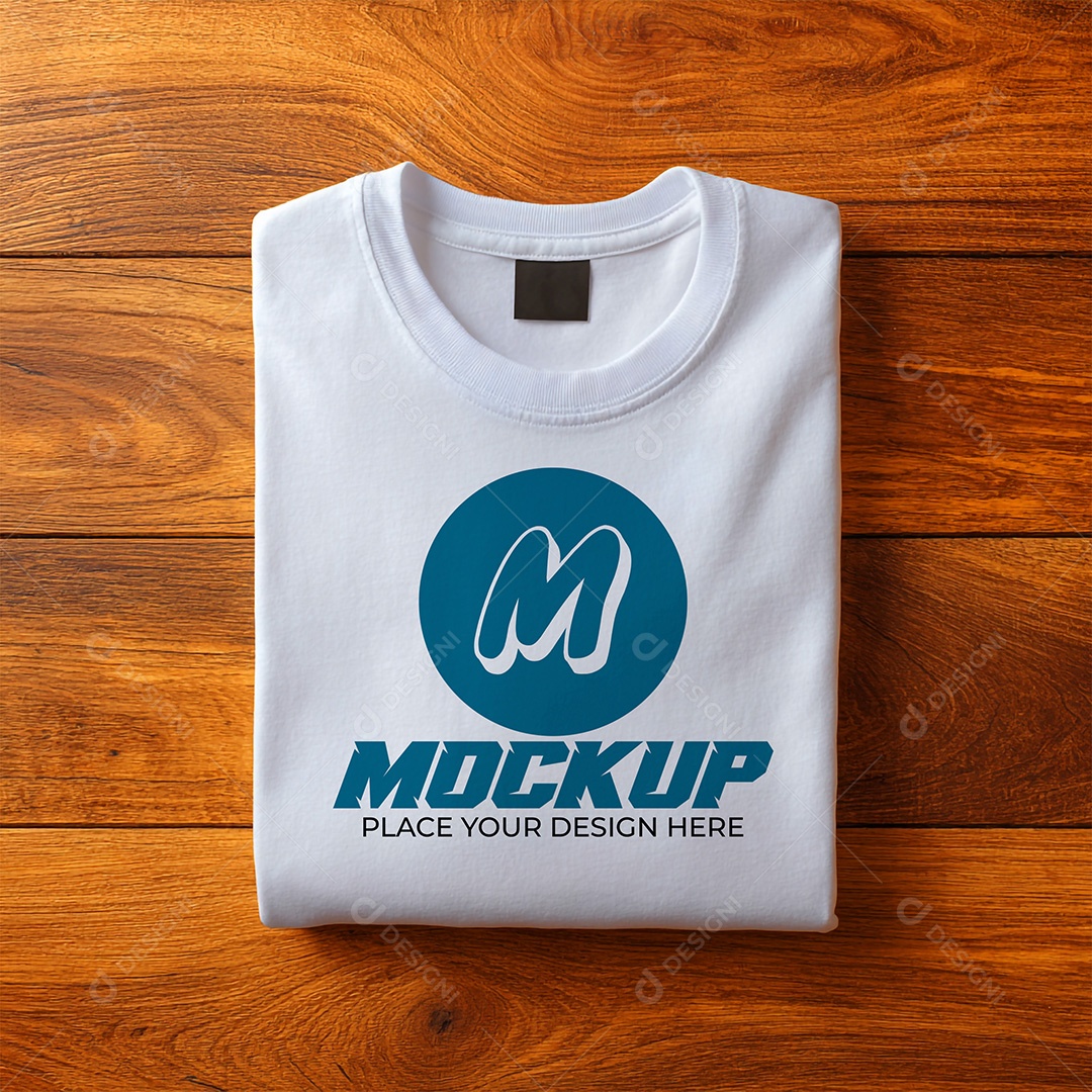 Mockup de Camiseta Masculina PSD Editável