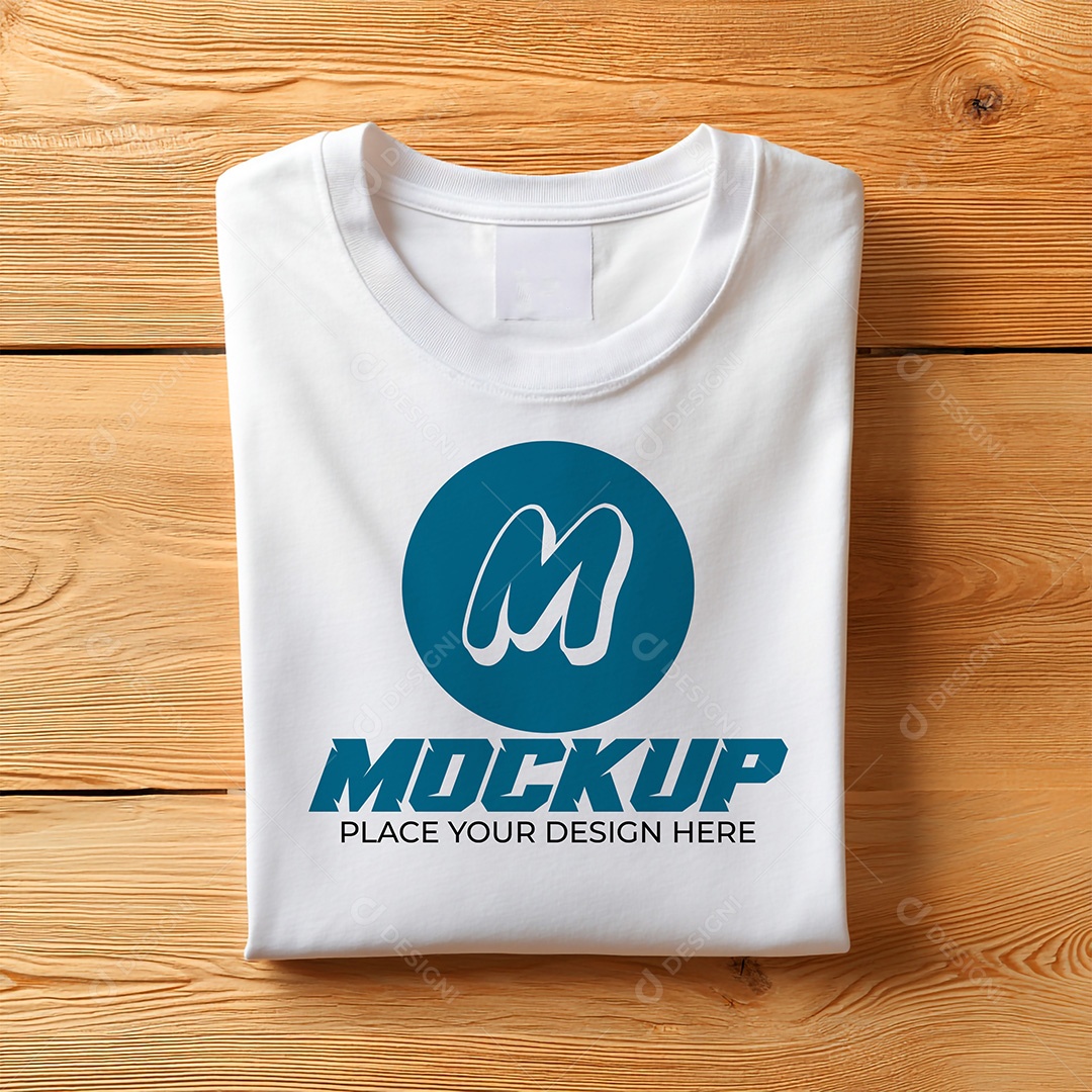 Mockup de Camiseta Masculina PSD Editável