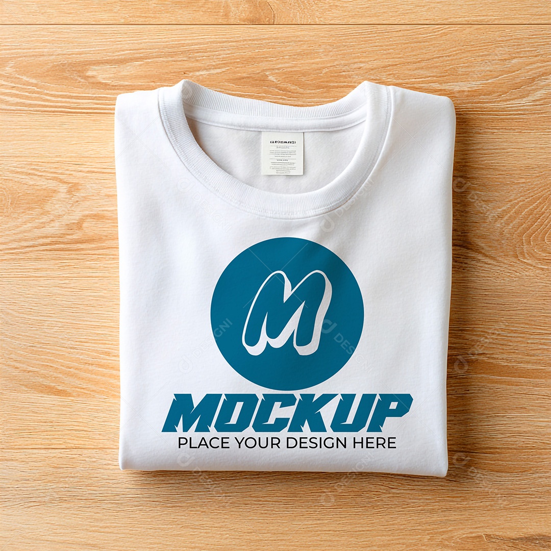 Mockup de Camiseta Masculina PSD Editável