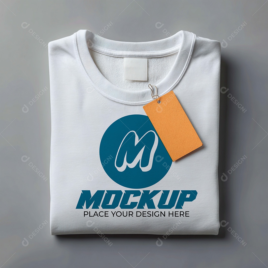 Mockup de Camiseta Masculina PSD Editável