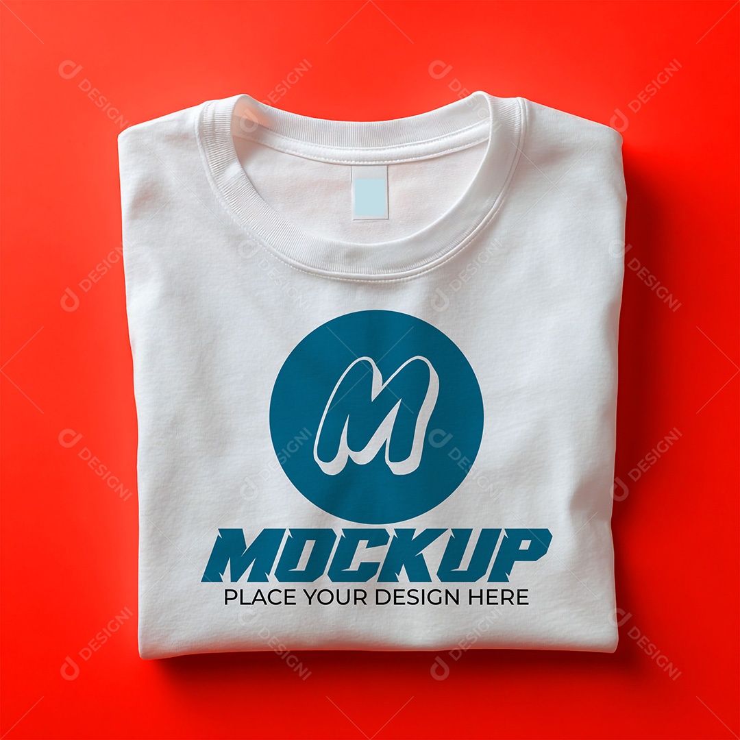 Mockup de Camiseta Masculina PSD Editável