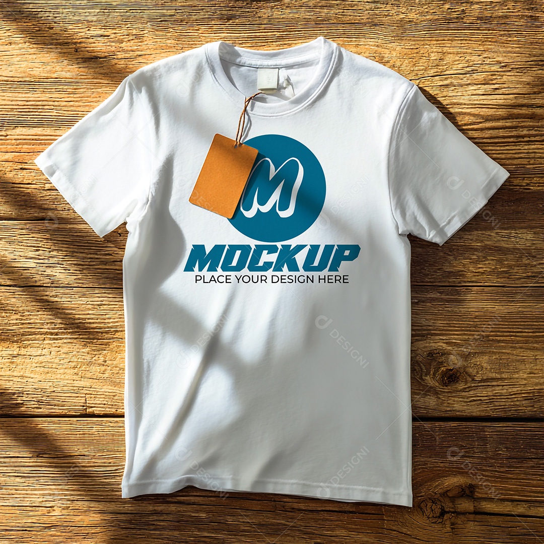 Mockup de Camiseta Masculina PSD Editável