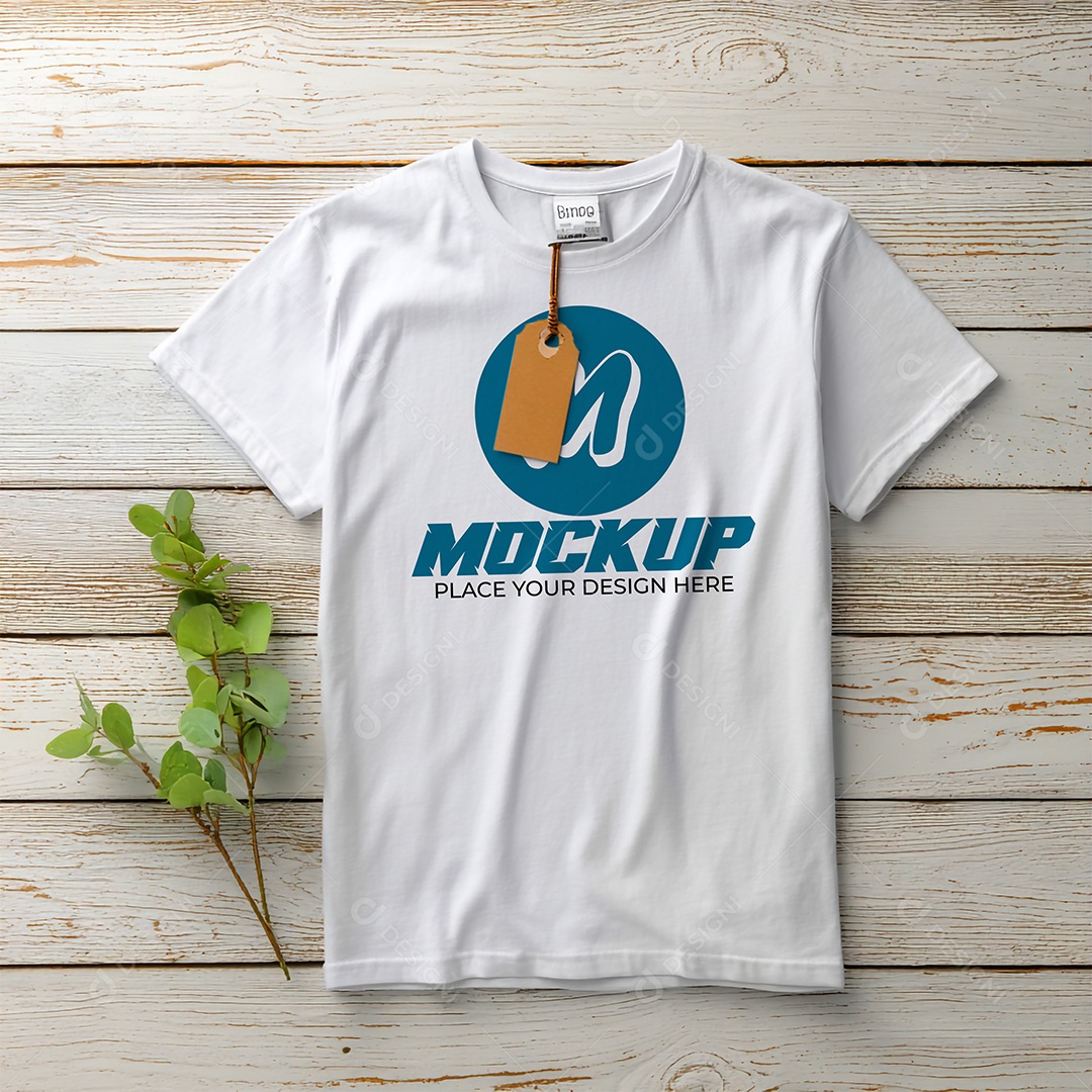 Mockup de Camiseta Masculina PSD Editável