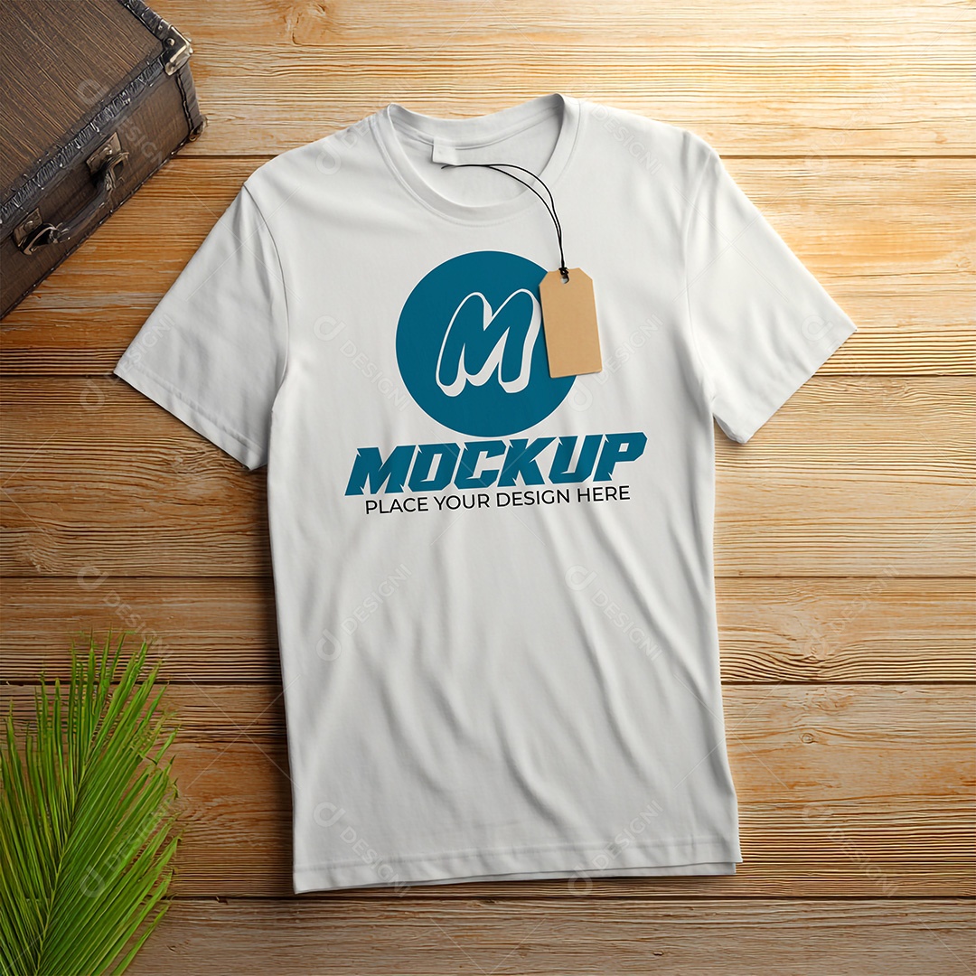 Mockup de Camiseta Masculina PSD Editável