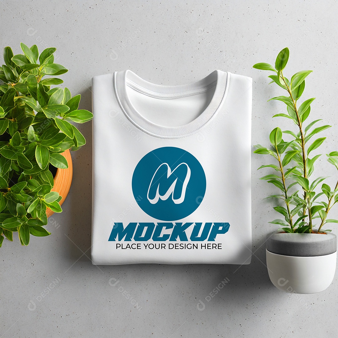 Mockup de Camiseta Masculina PSD Editável