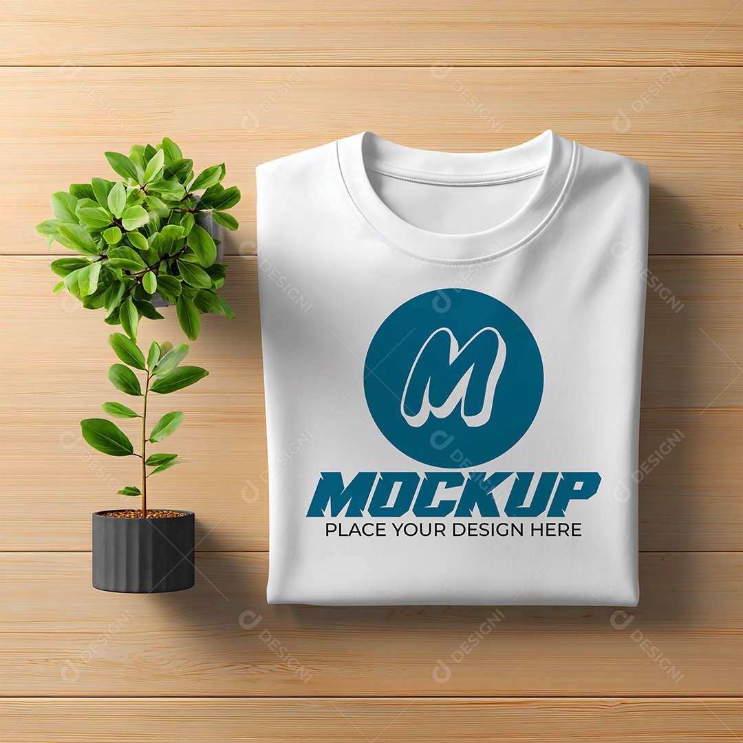 Mockup de Camiseta Masculina PSD Editável