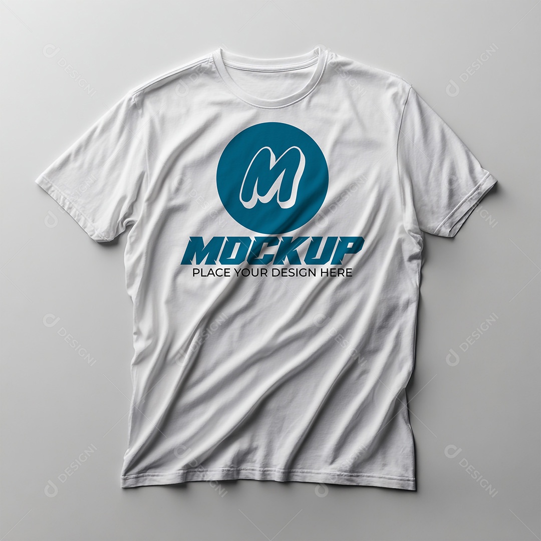Mockup de Camiseta Masculina PSD Editável