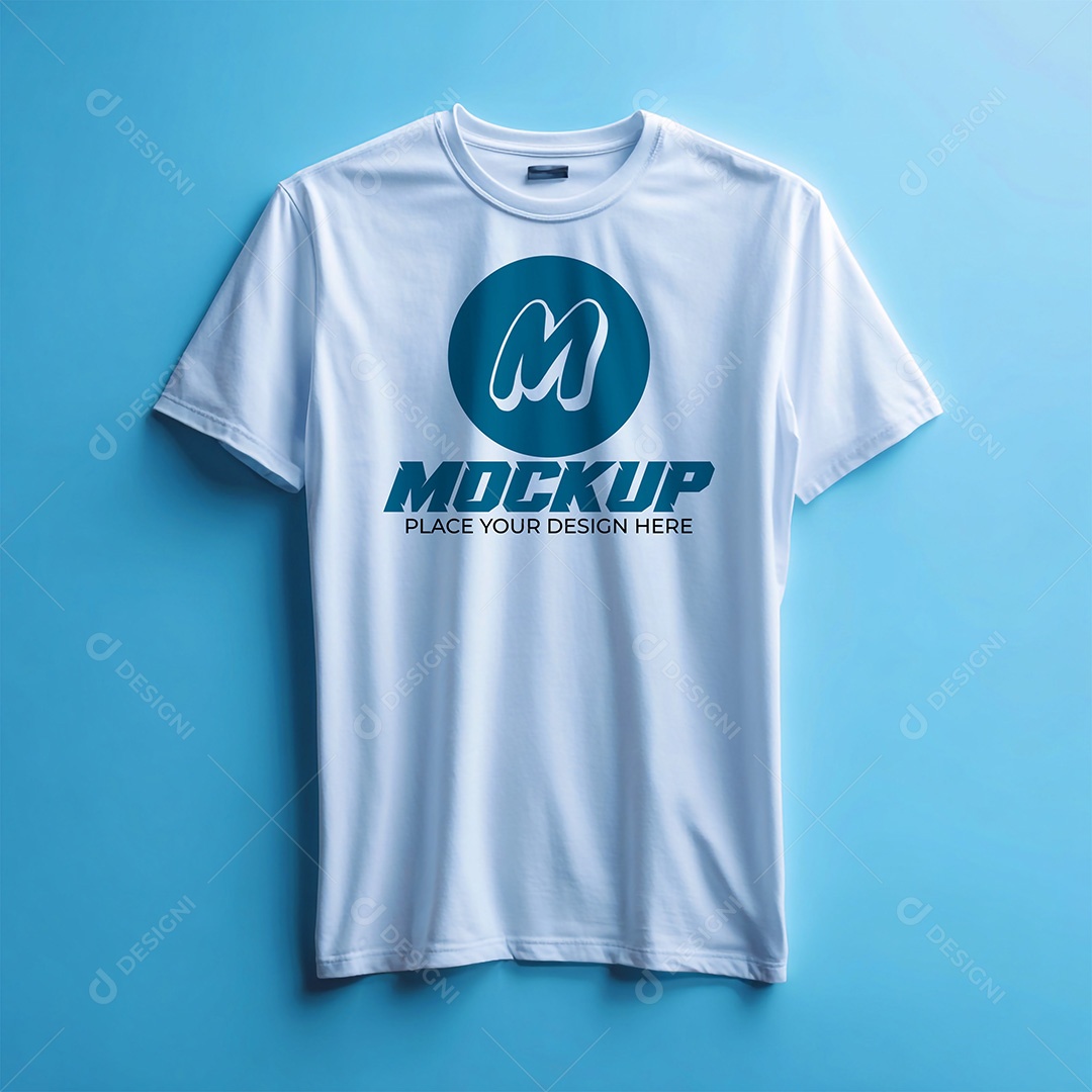 Mockup de Camiseta Masculina PSD Editável