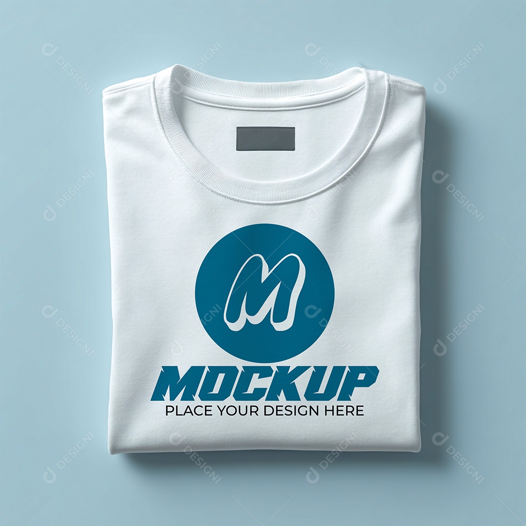 Mockup de Camiseta Masculina PSD Editável