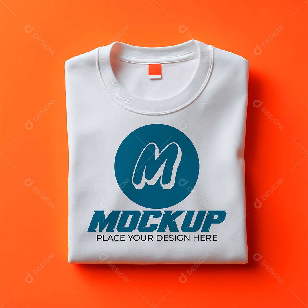 Mockup de Camiseta Masculina PSD Editável