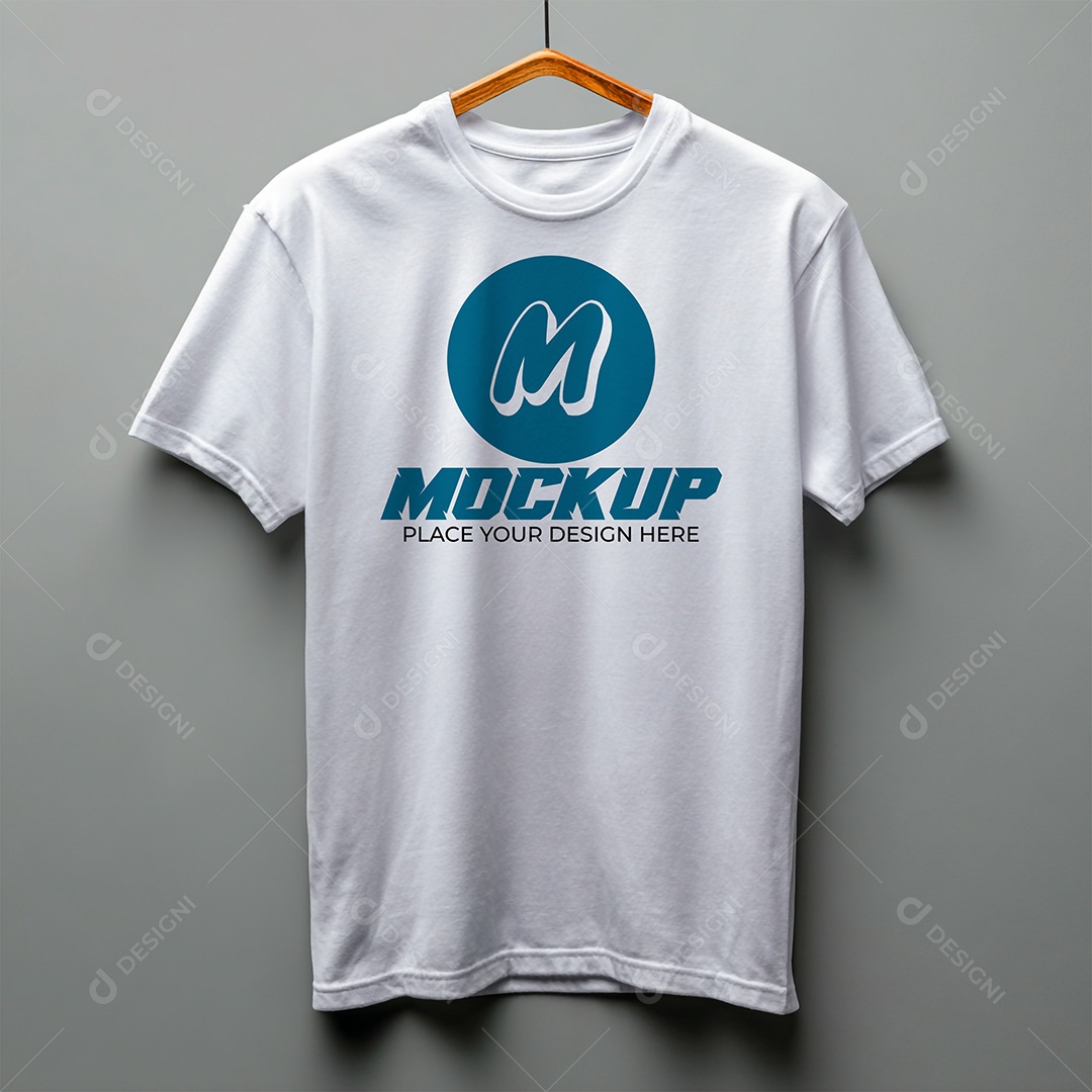 Mockup de Camiseta Masculina PSD Editável