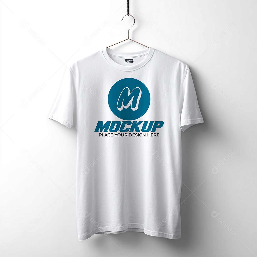 Mockup de Camiseta Masculina PSD Editável