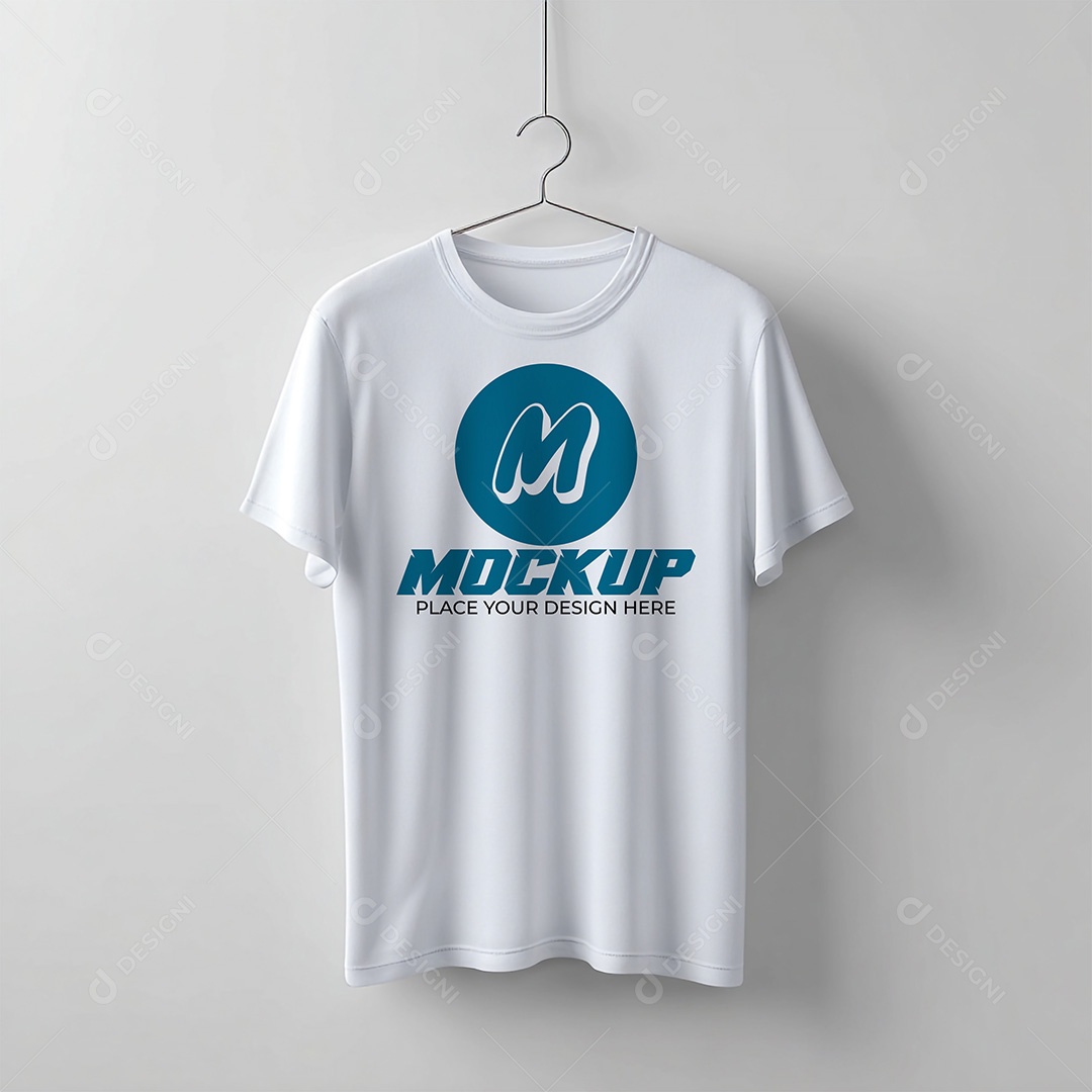 Mockup de Camiseta Masculina PSD Editável