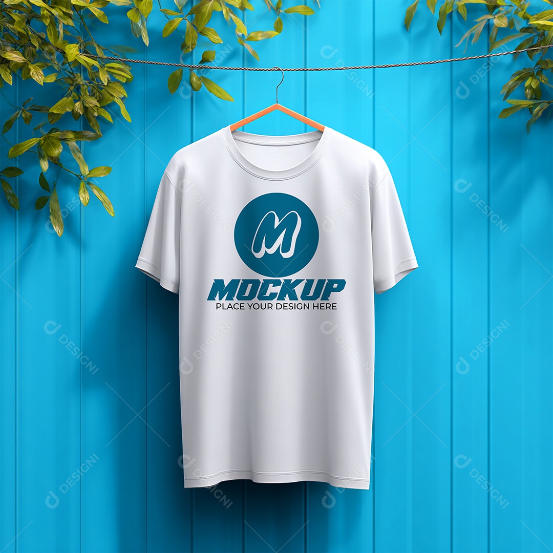 Mockup de Camiseta Masculina PSD Editável
