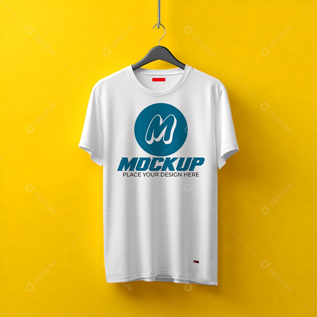 Mockup de Camiseta Masculina PSD Editável