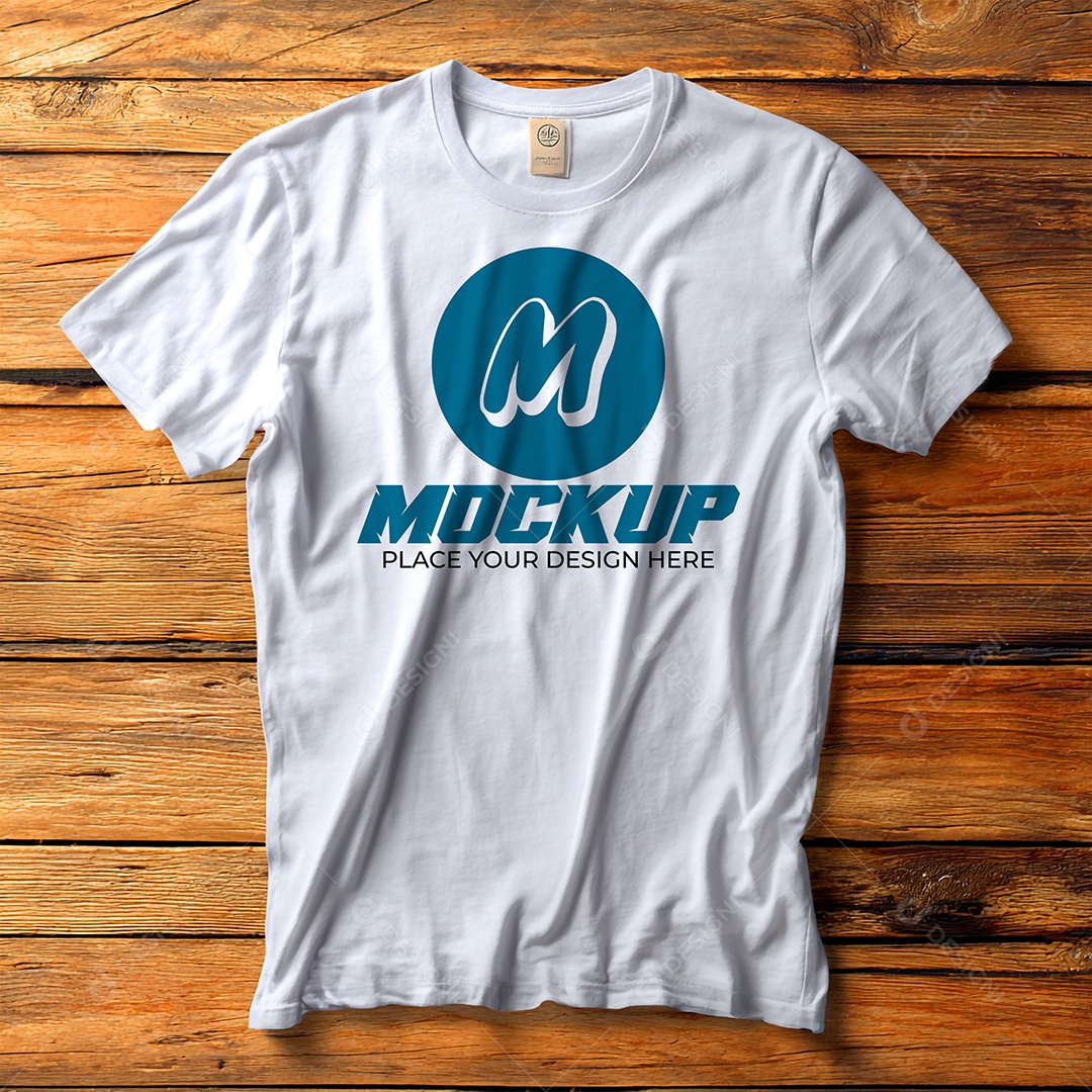 Mockup de Camiseta Masculina PSD Editável