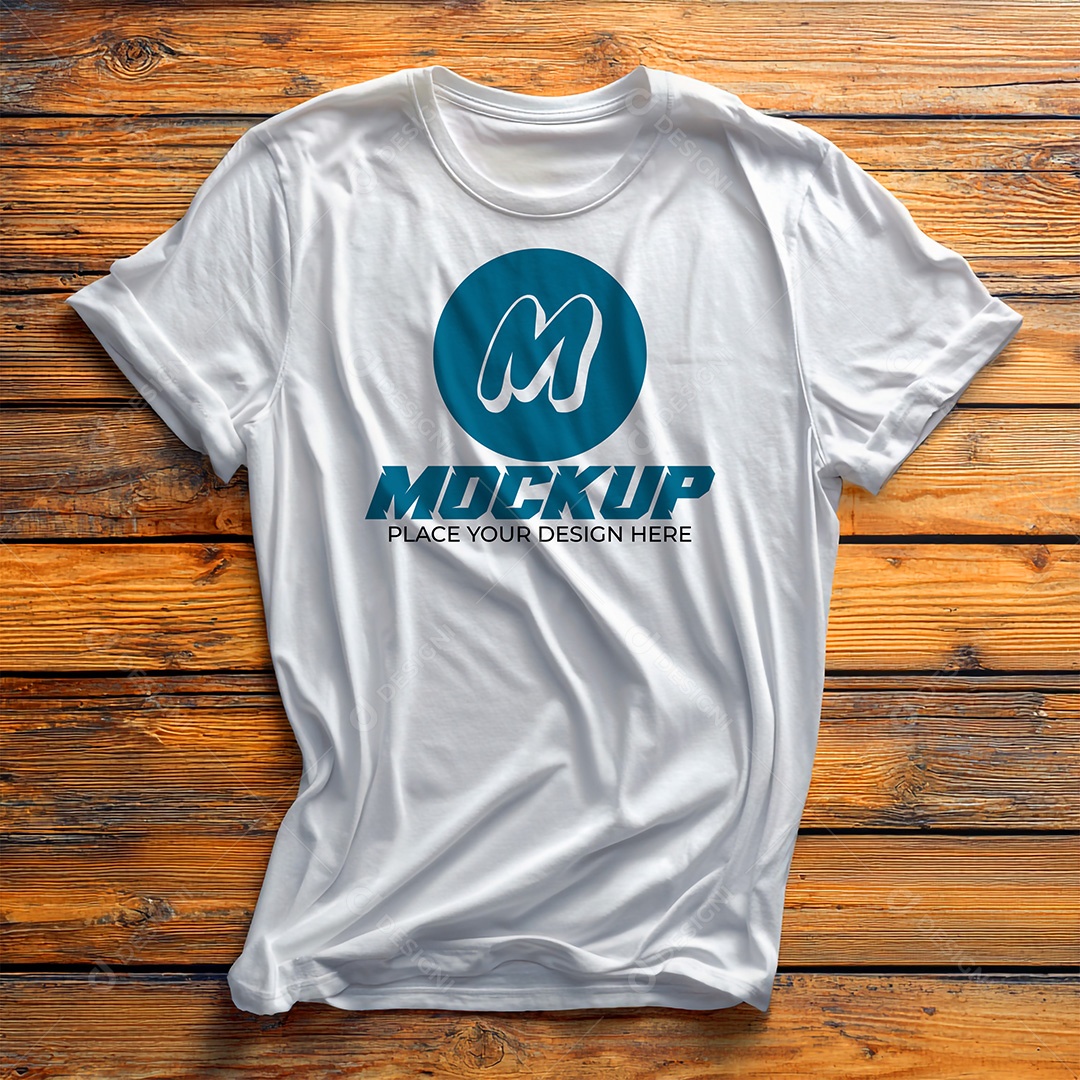 Mockup de Camiseta Masculina PSD Editável