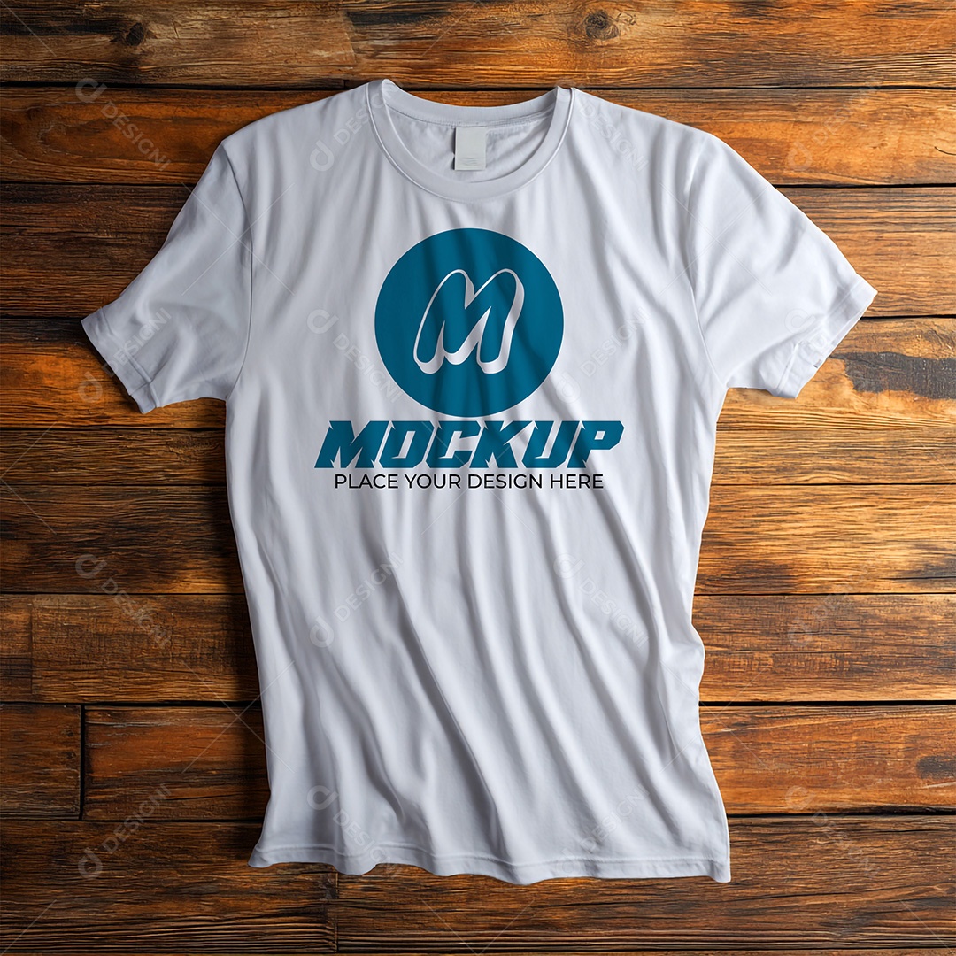 Mockup de Camiseta Masculina PSD Editável