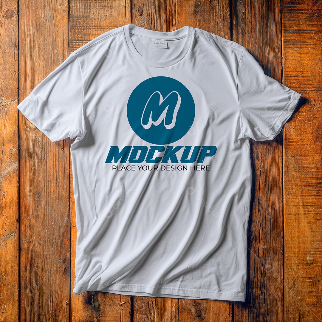Mockup de Camiseta Masculina PSD Editável