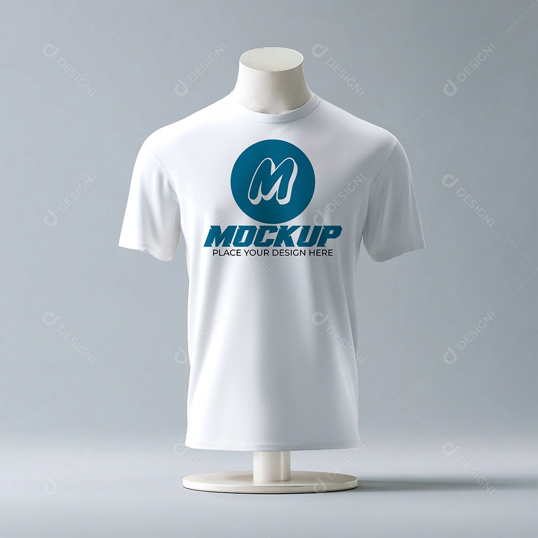 Mockup de Camiseta Masculina PSD Editável