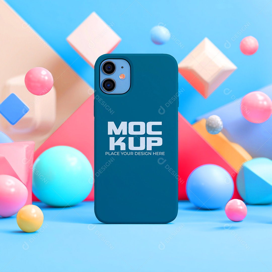 Mockup de Celular Smartphone PSD Editável