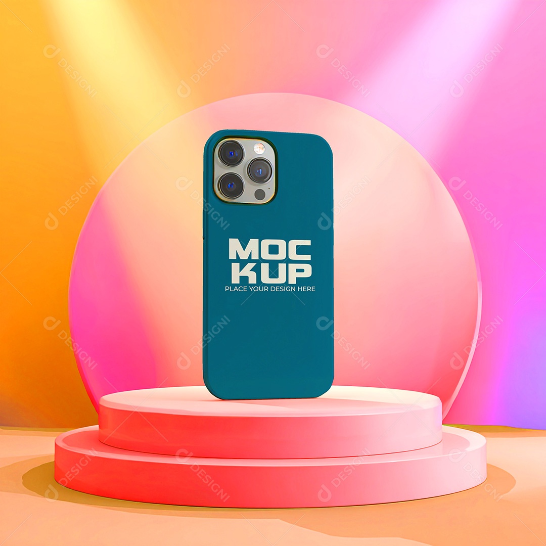 Mockup de Celular Smartphone PSD Editável