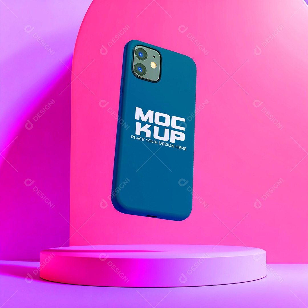 Mockup de Celular Smartphone PSD Editável