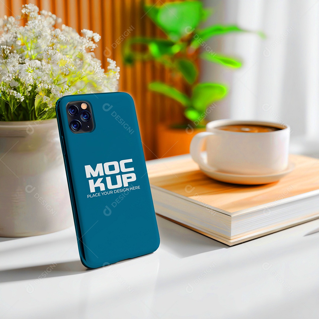 Mockup de Celular Smartphone PSD Editável