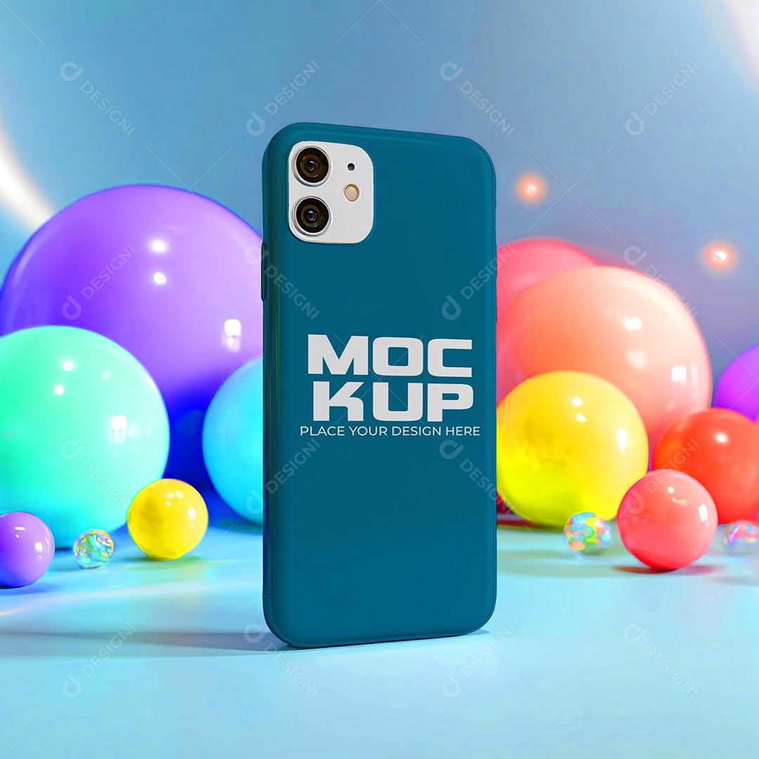 Mockup de Celular Smartphone PSD Editável