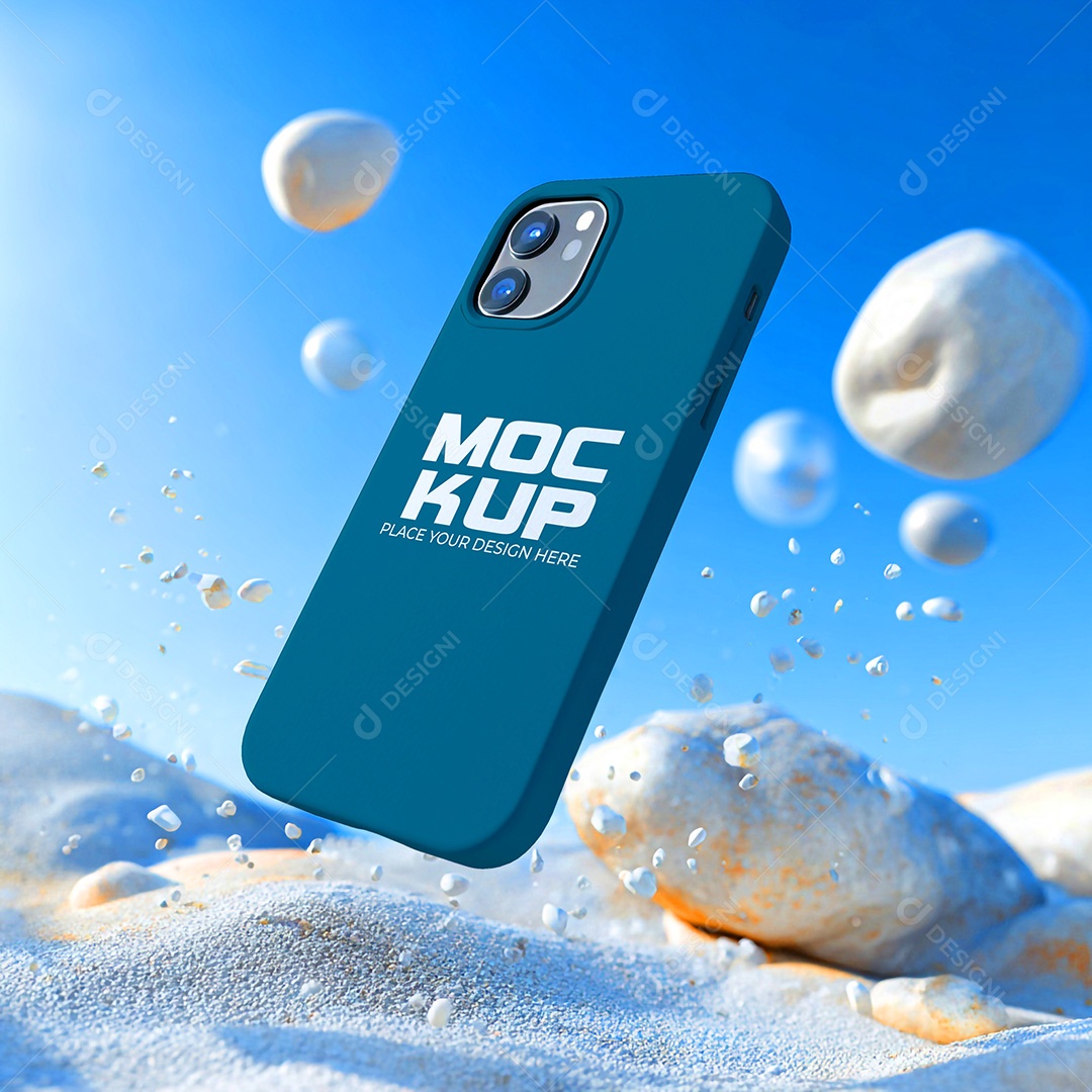 Mockup de Celular Smartphone PSD Editável