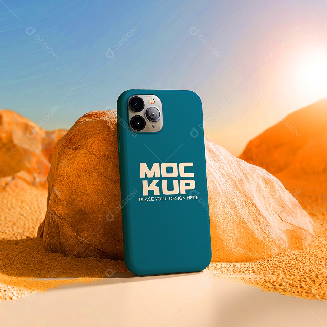 Mockup de Celular Smartphone PSD Editável