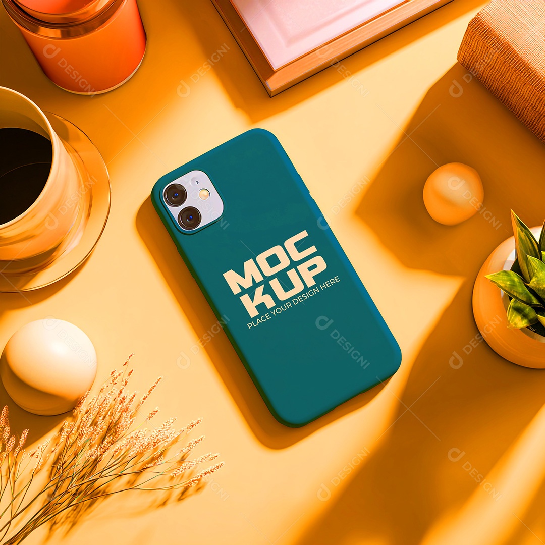 Mockup de Celular Smartphone PSD Editável