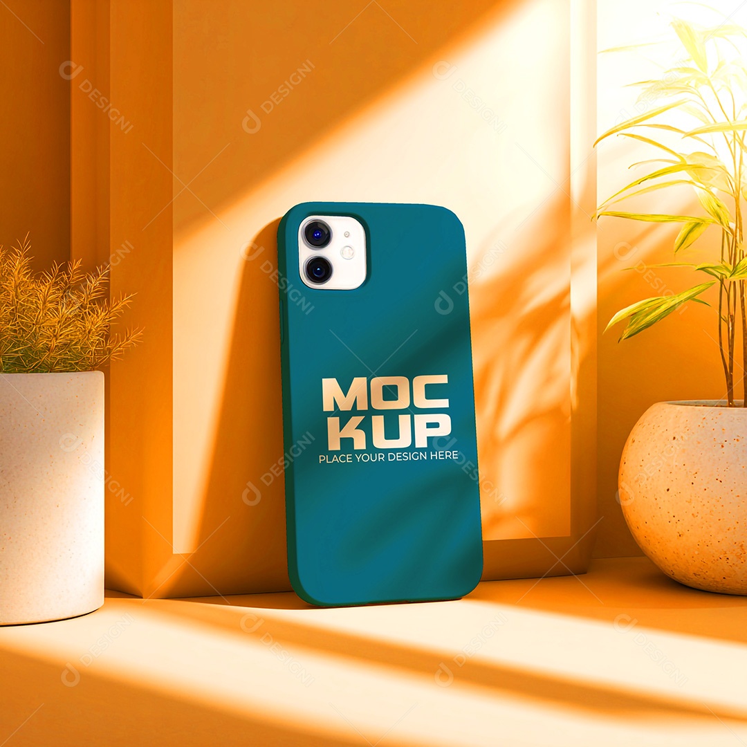 Mockup de Celular Smartphone PSD Editável