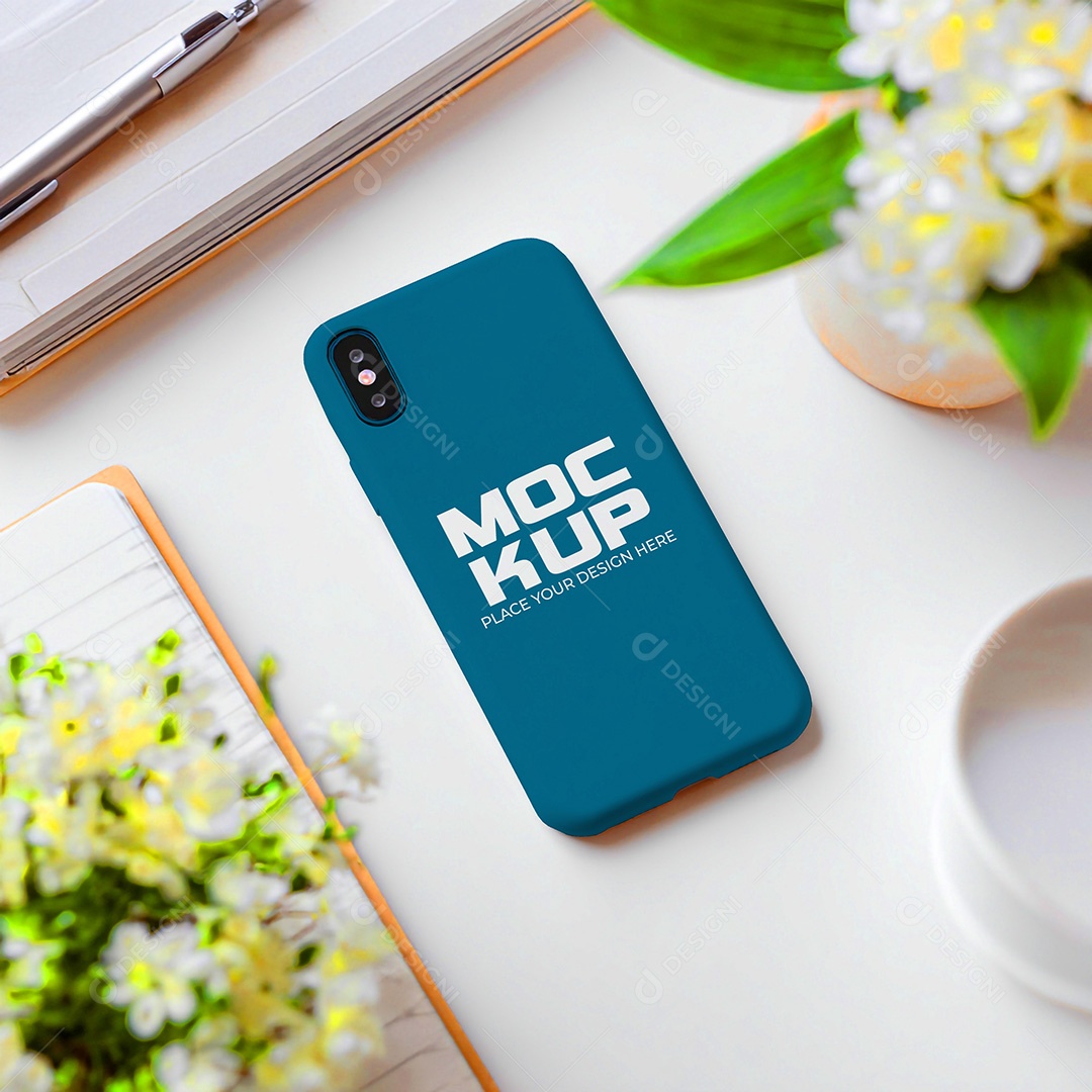 Mockup de Celular Smartphone PSD Editável