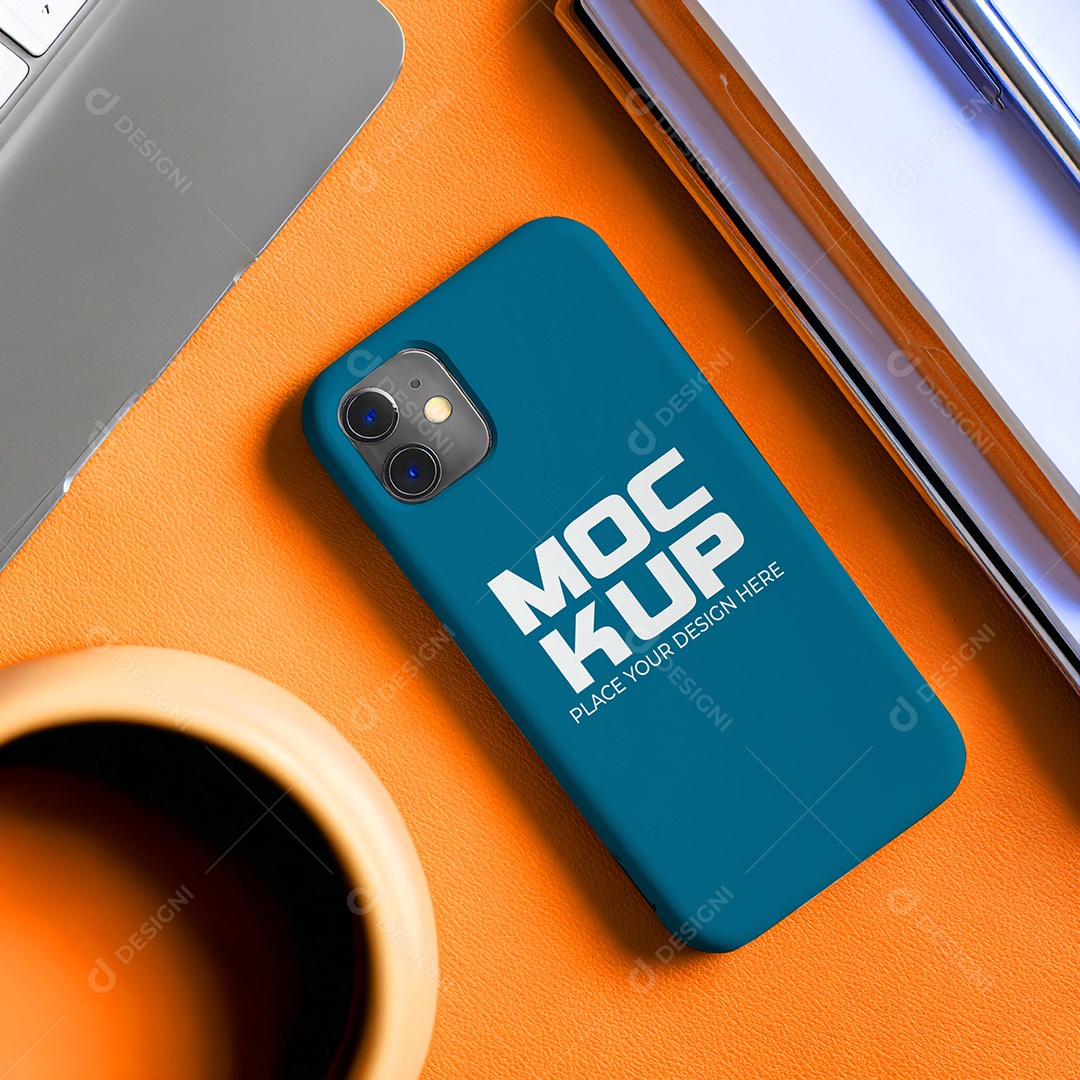 Mockup de Celular Smartphone PSD Editável