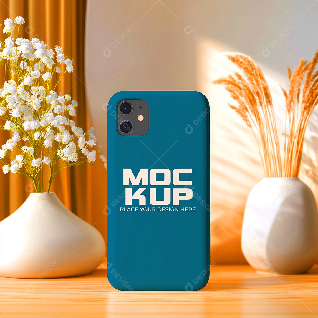 Mockup de Celular Smartphone PSD Editável