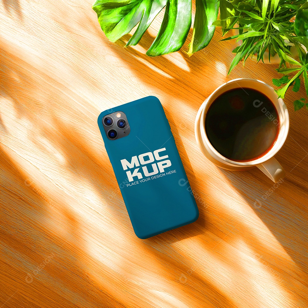 Mockup de Celular Smartphone PSD Editável