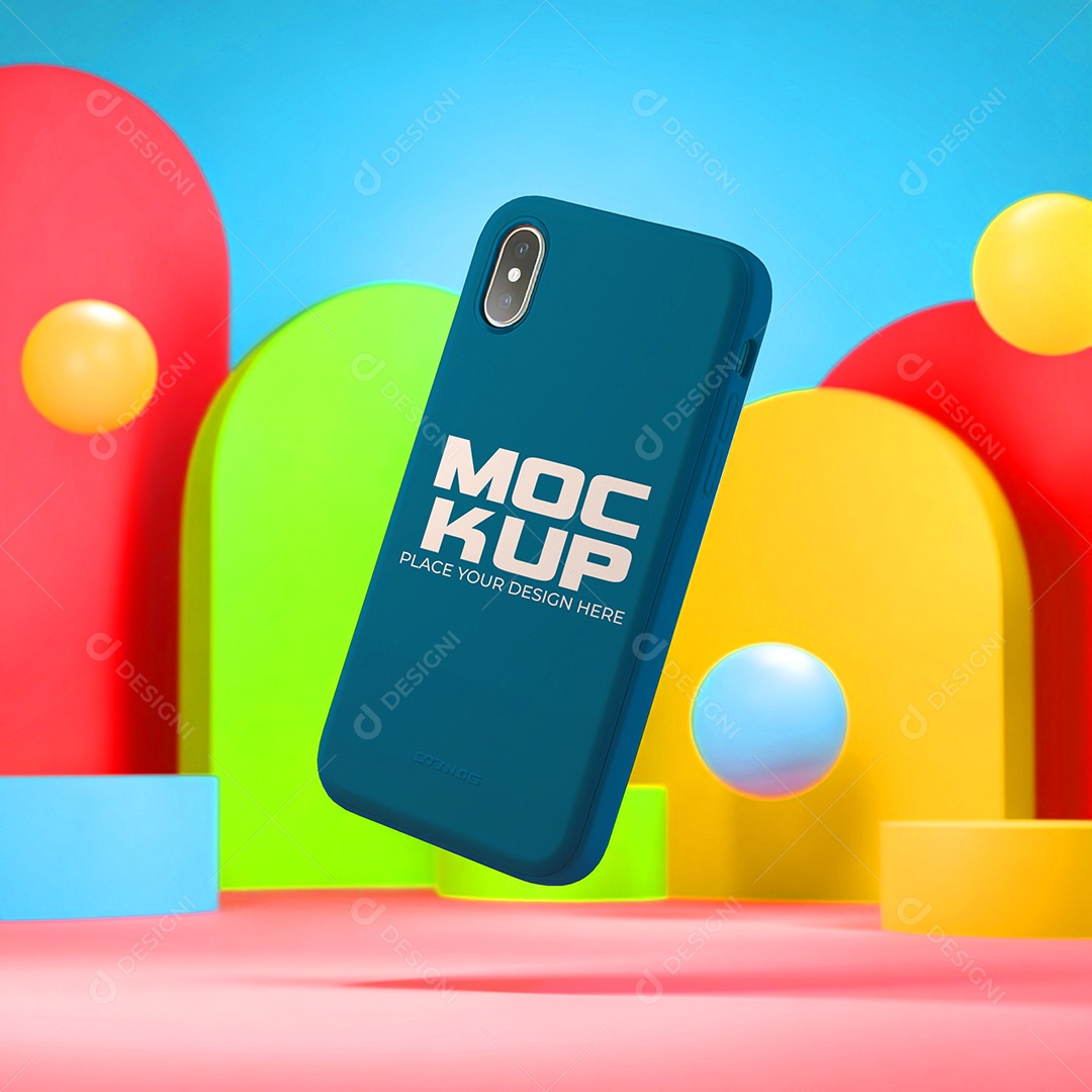 Mockup de Celular Smartphone PSD Editável