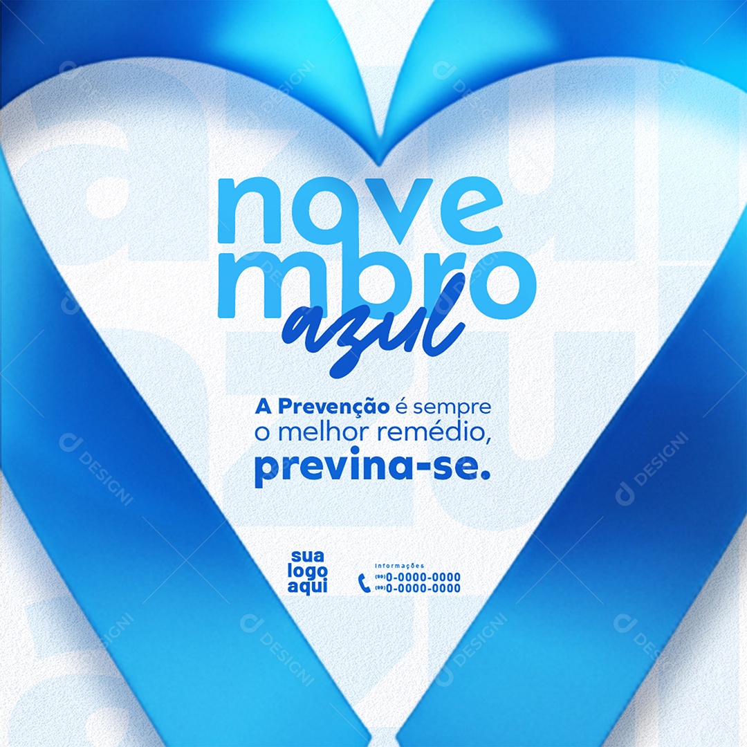 Story Novembro Azul Social Media PSD Editável