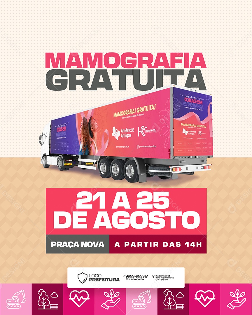 Social Media Prefeitura Municipal PSD Editável