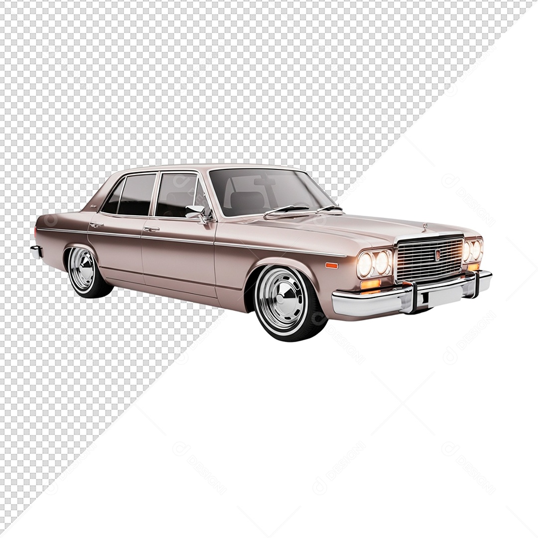 Carro Antigo IA Para Composição PSD