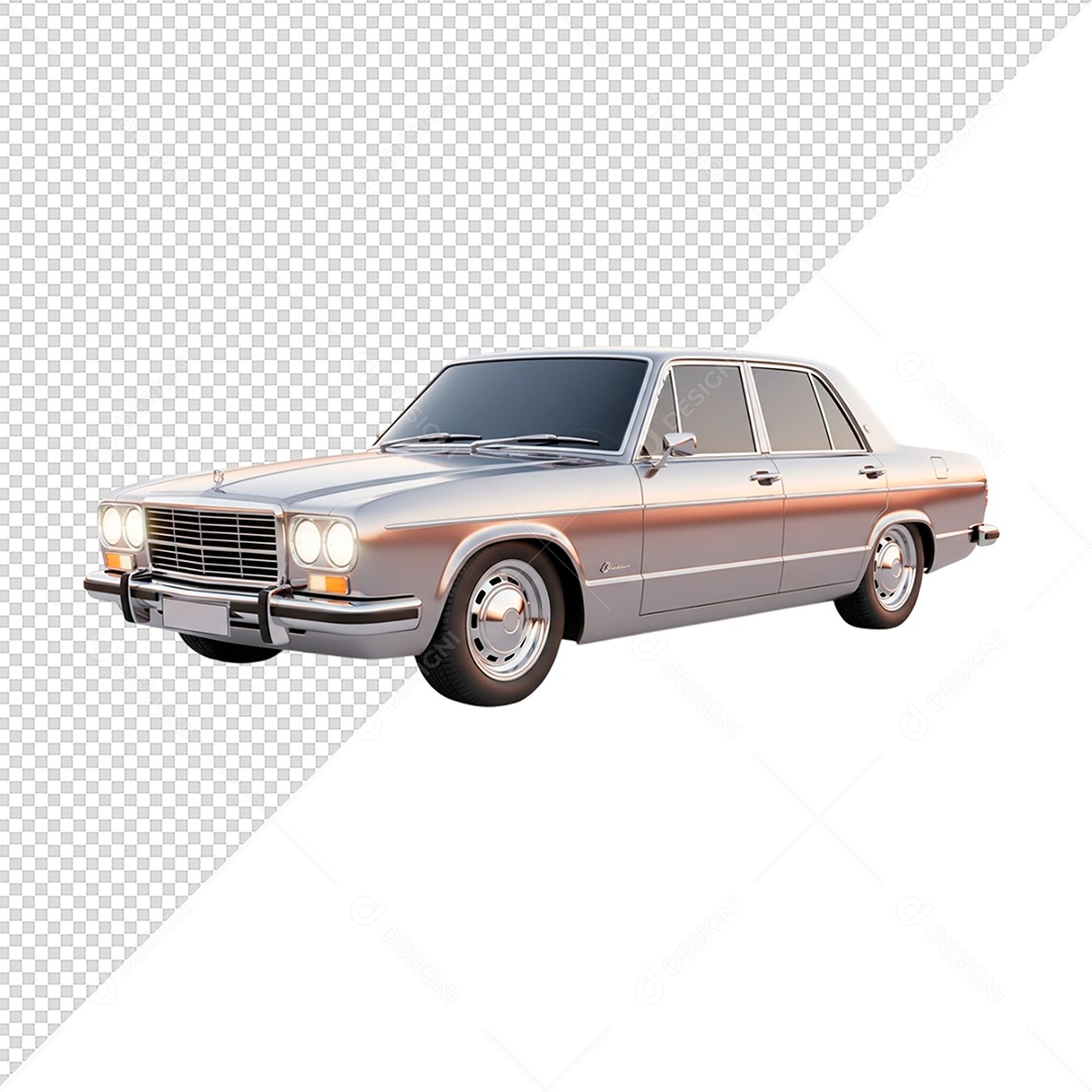 Carro Antigo IA Para Composição PSD