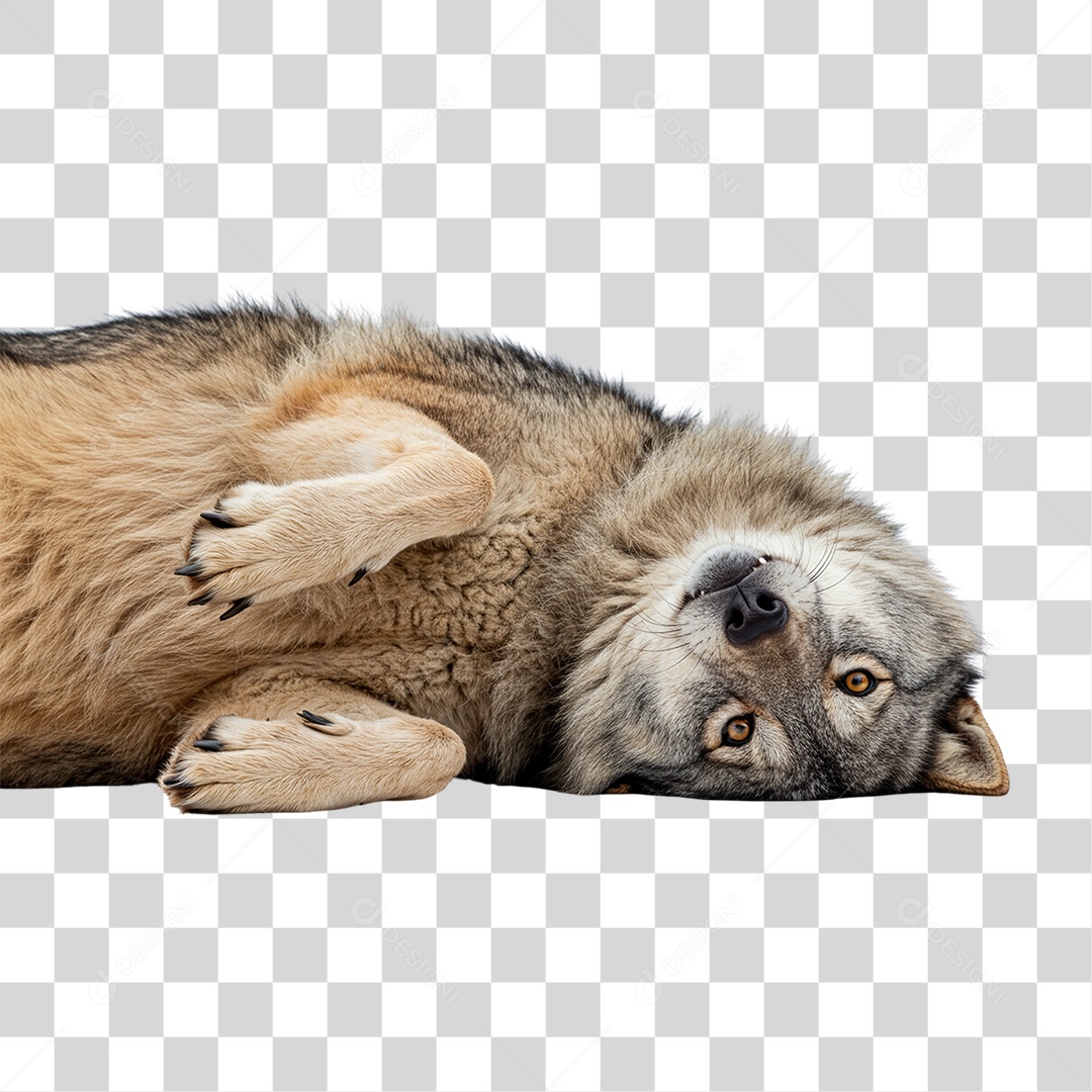 Lobo Uivando PNG Transparente