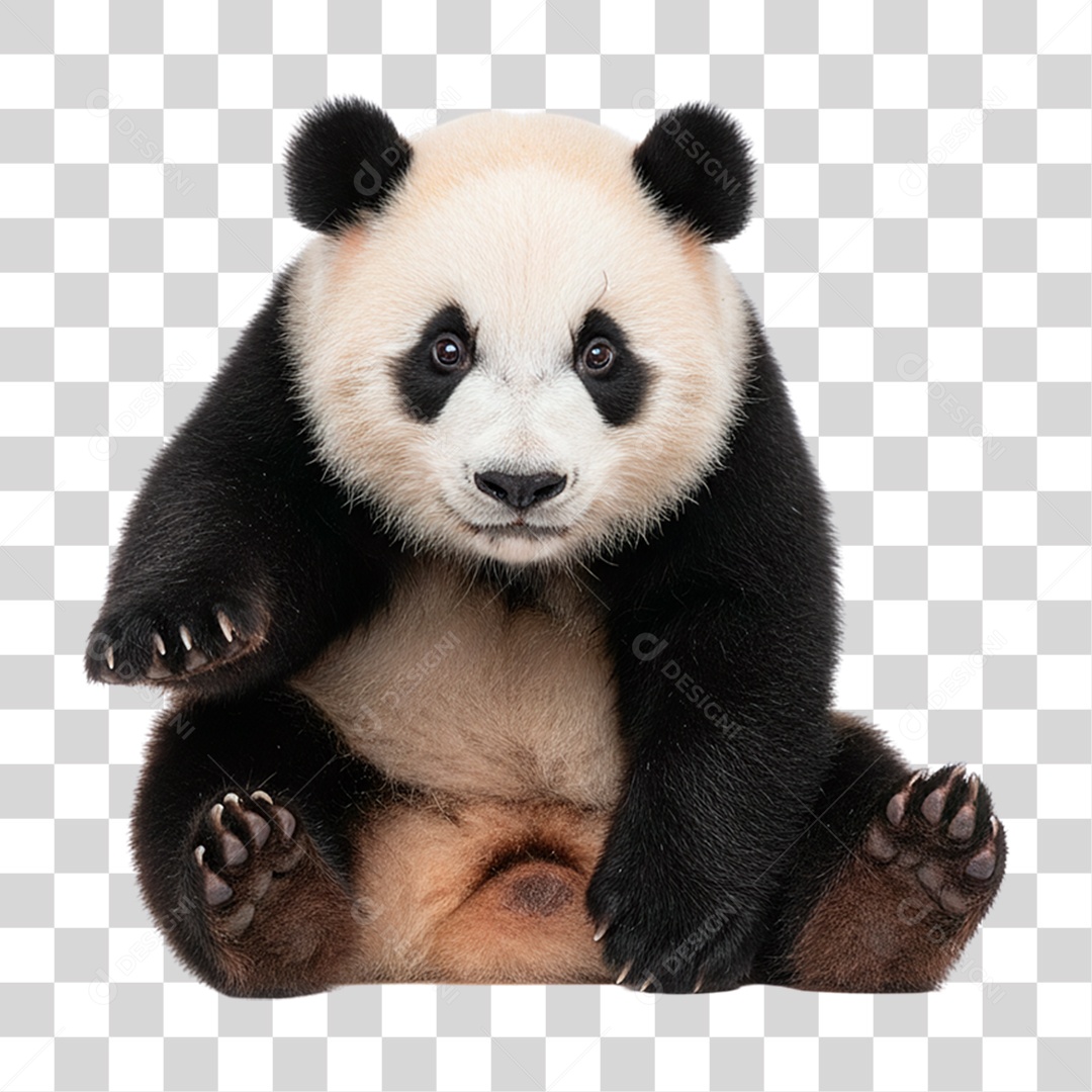 Panda Gigante PNG Transparente