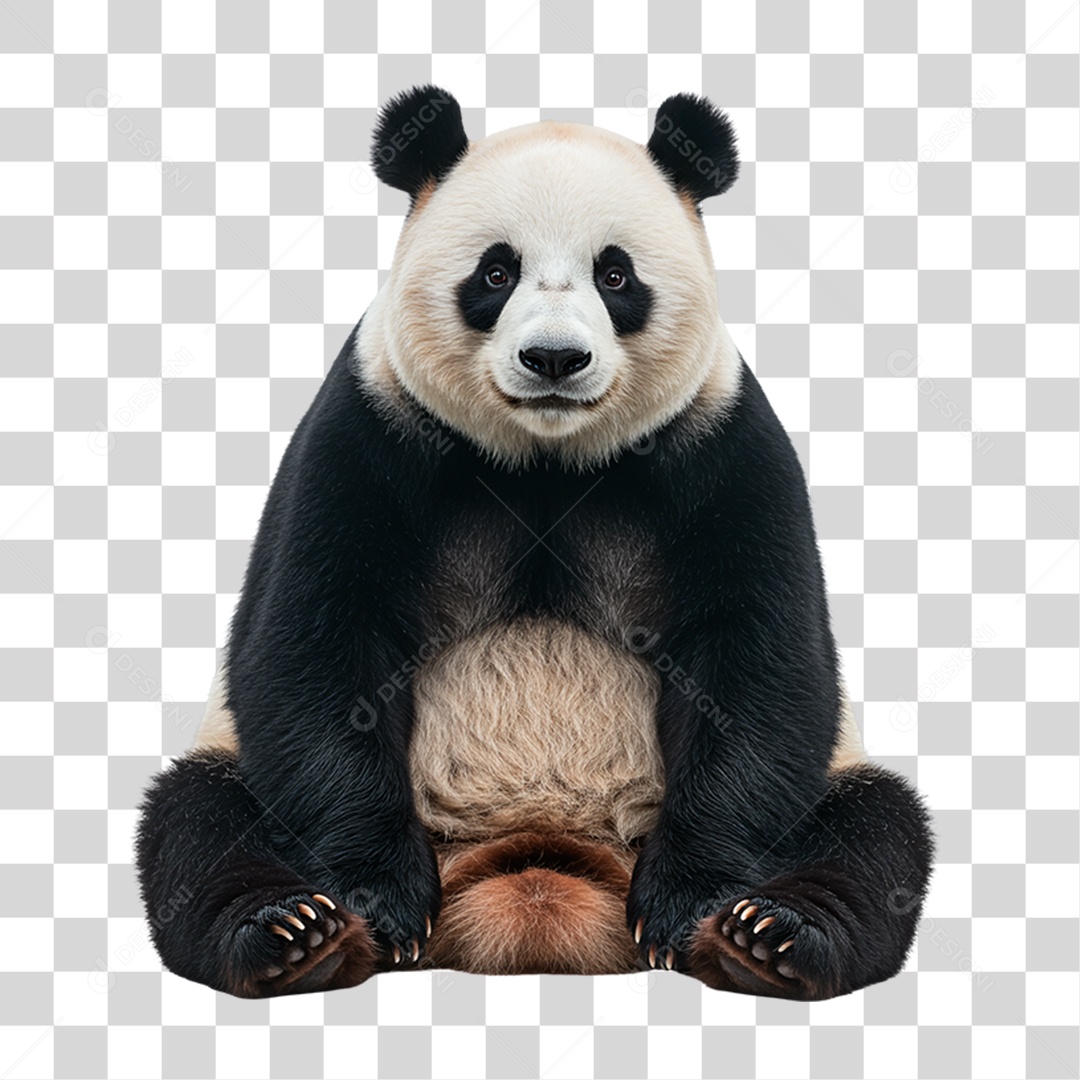 Panda Gigante PNG Transparente