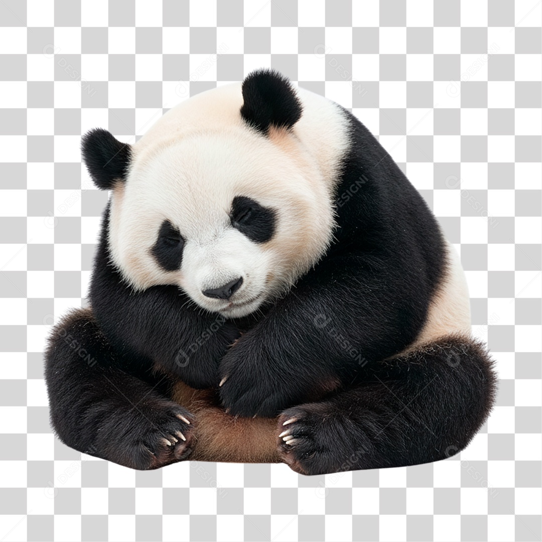 Panda Gigante PNG Transparente