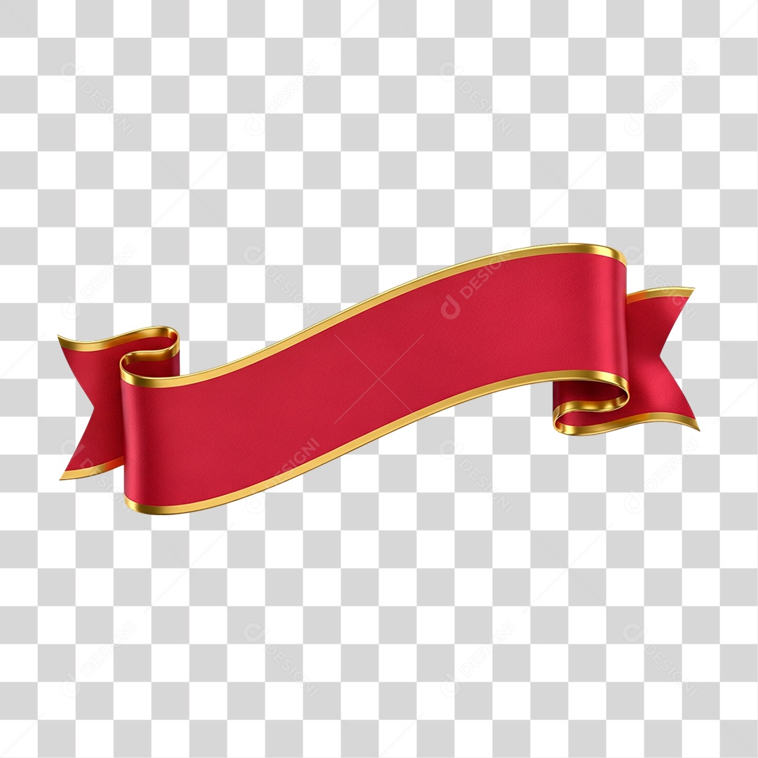Fita Vermelha PNG Transparente